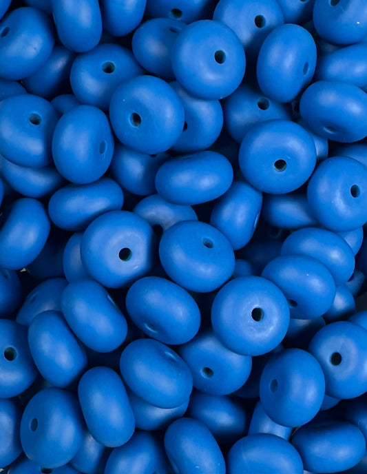 14mm ABACUS Blueberry Silicone Beads