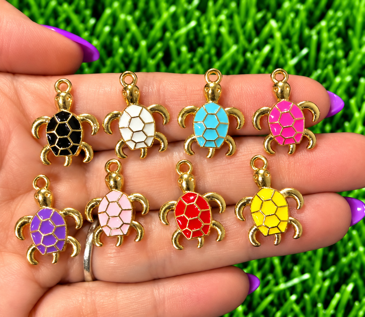 *Bead Mix #624 - Turtle Charms, Bag Charms