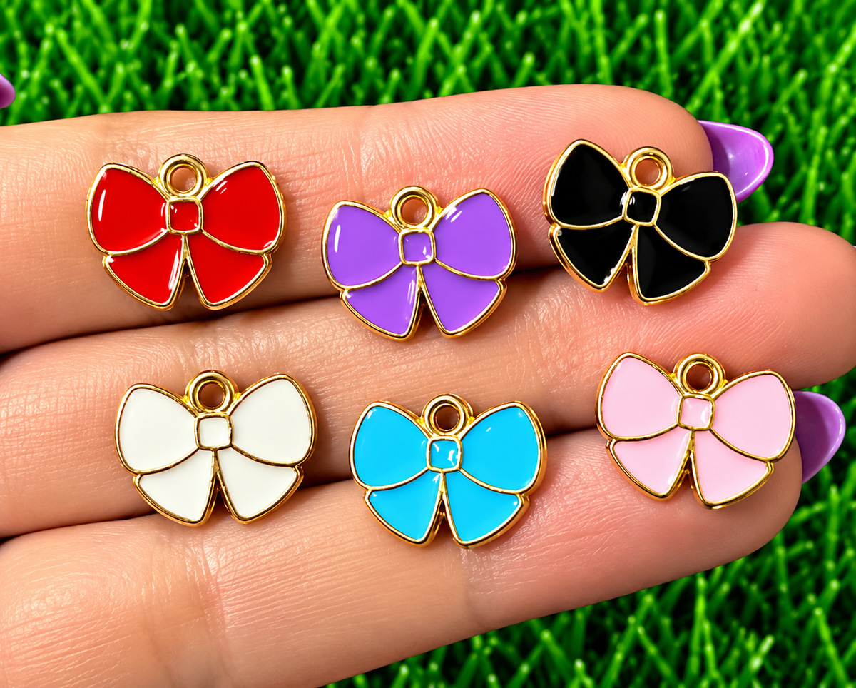 *Bead Mix #605- Dainty Bows Charms