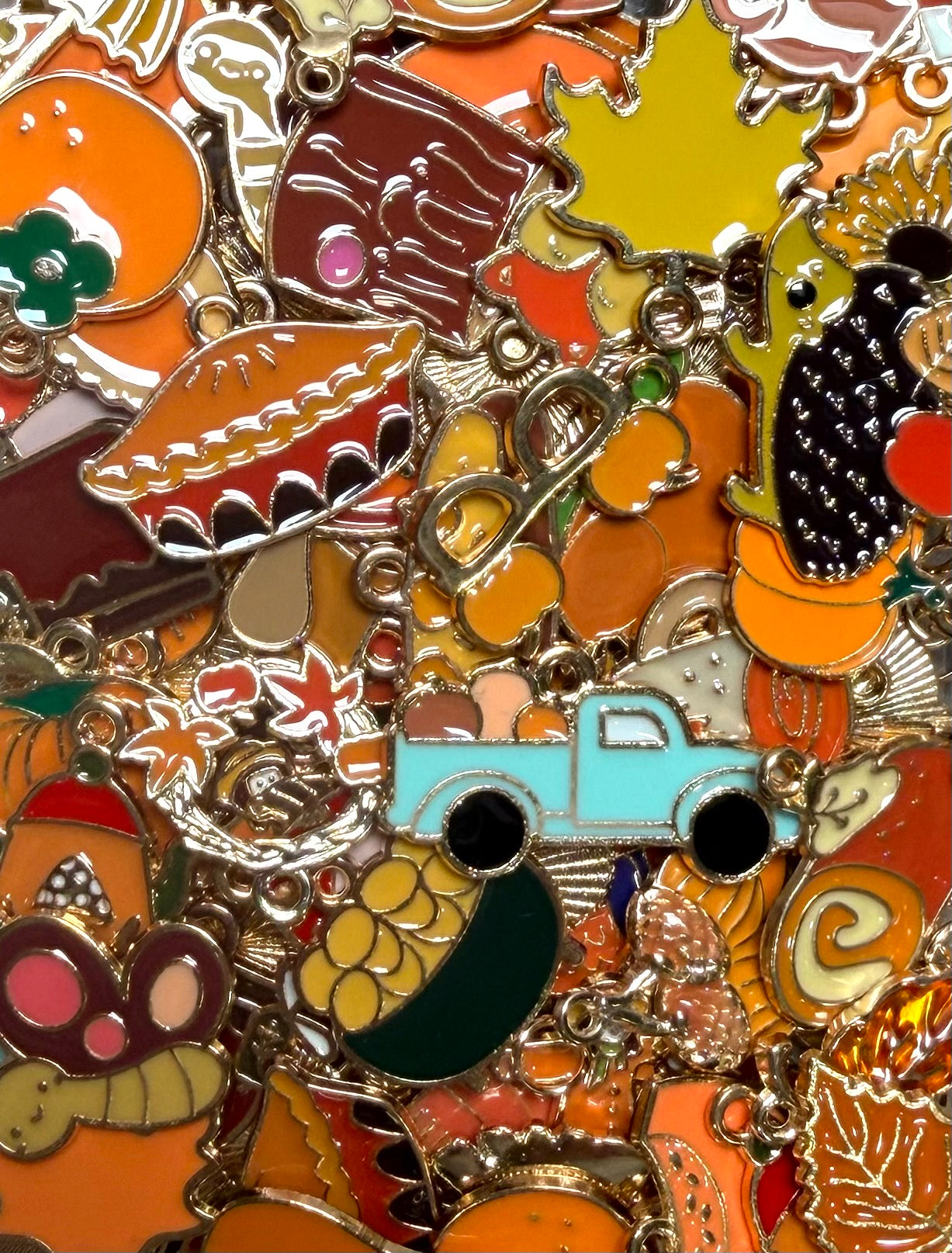 *Bead Mix #509- Random Fall Vibes Charms