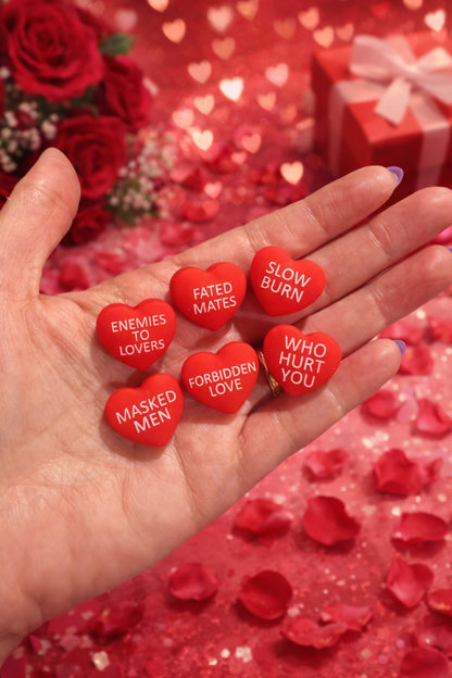 B- Spicy Heart EXCLUSIVE Silicone Focal Bead