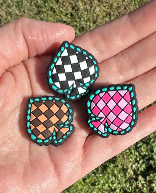 Discontinued- Western Spade Silicone Focal Bead