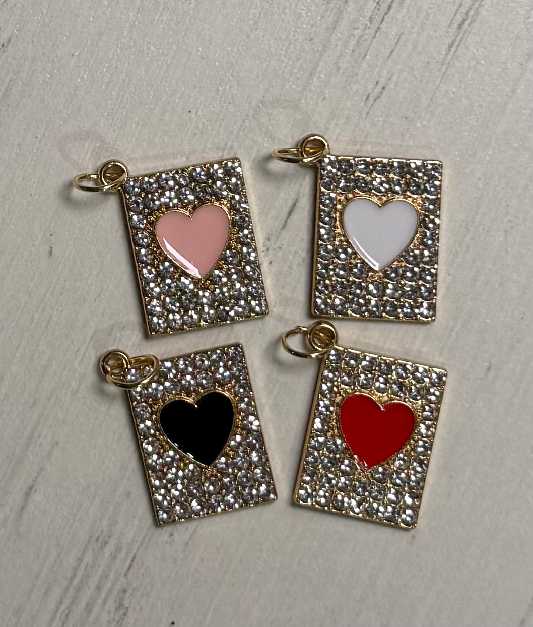 *Bead Mix #543- Sparkly Books Rhinestone Charms