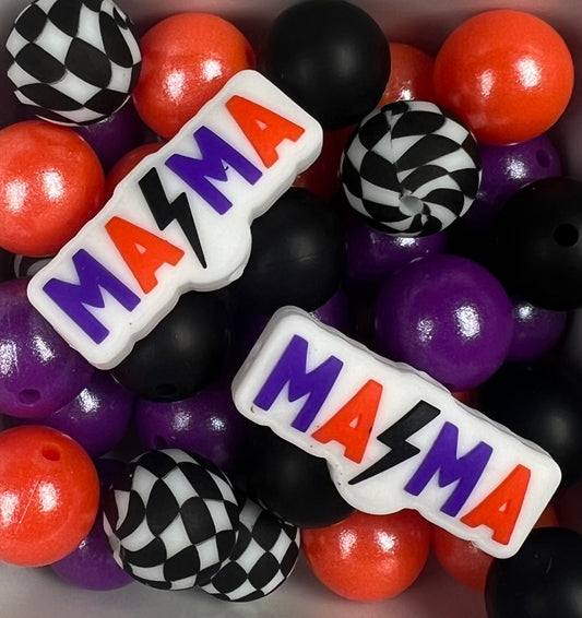 * Bead Mix - Halloween MAMA Mix, 15mm Round Silicone Bead Mix