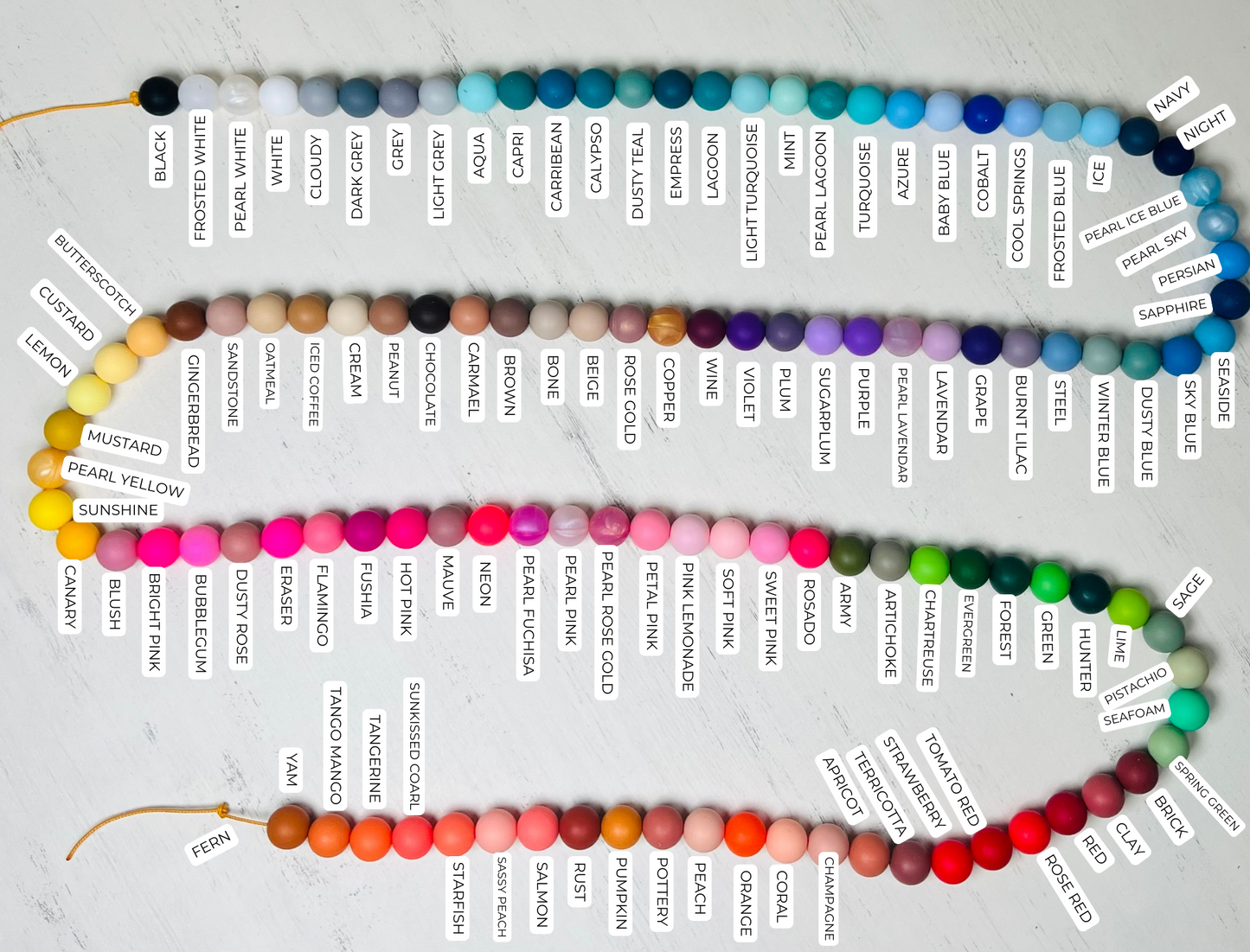 Color Cord 15mm Round Silicone Beads, Beads Wholesale