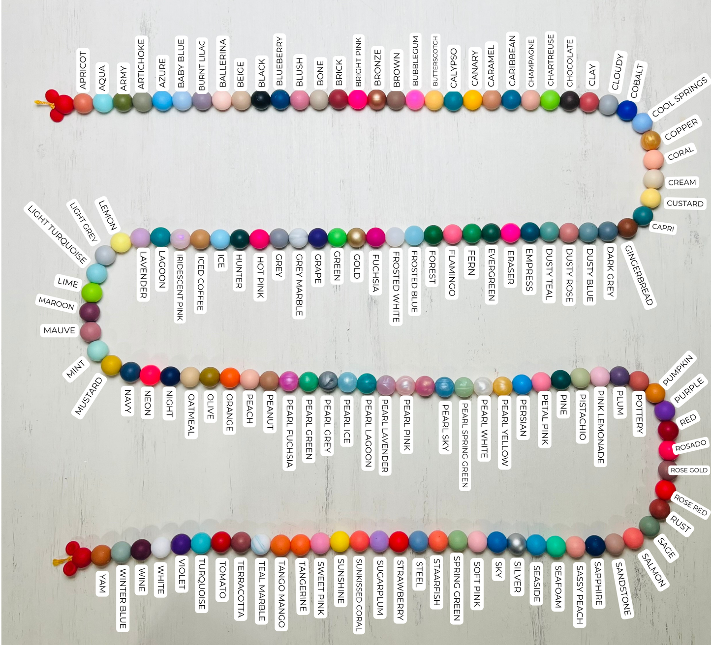 Color Cord 15mm Round Silicone Beads, Beads Wholesale