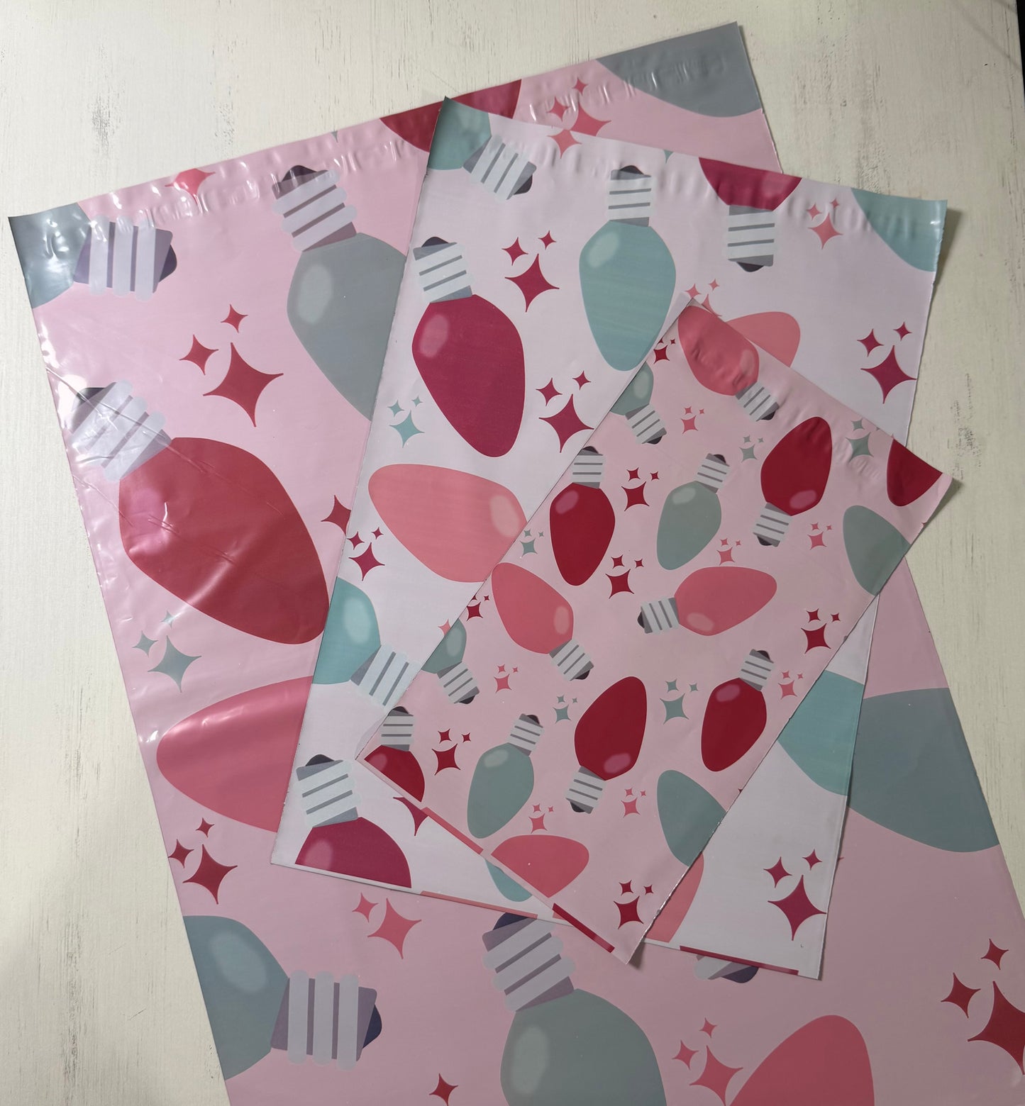 *Poly Mailer - Christmas Lights