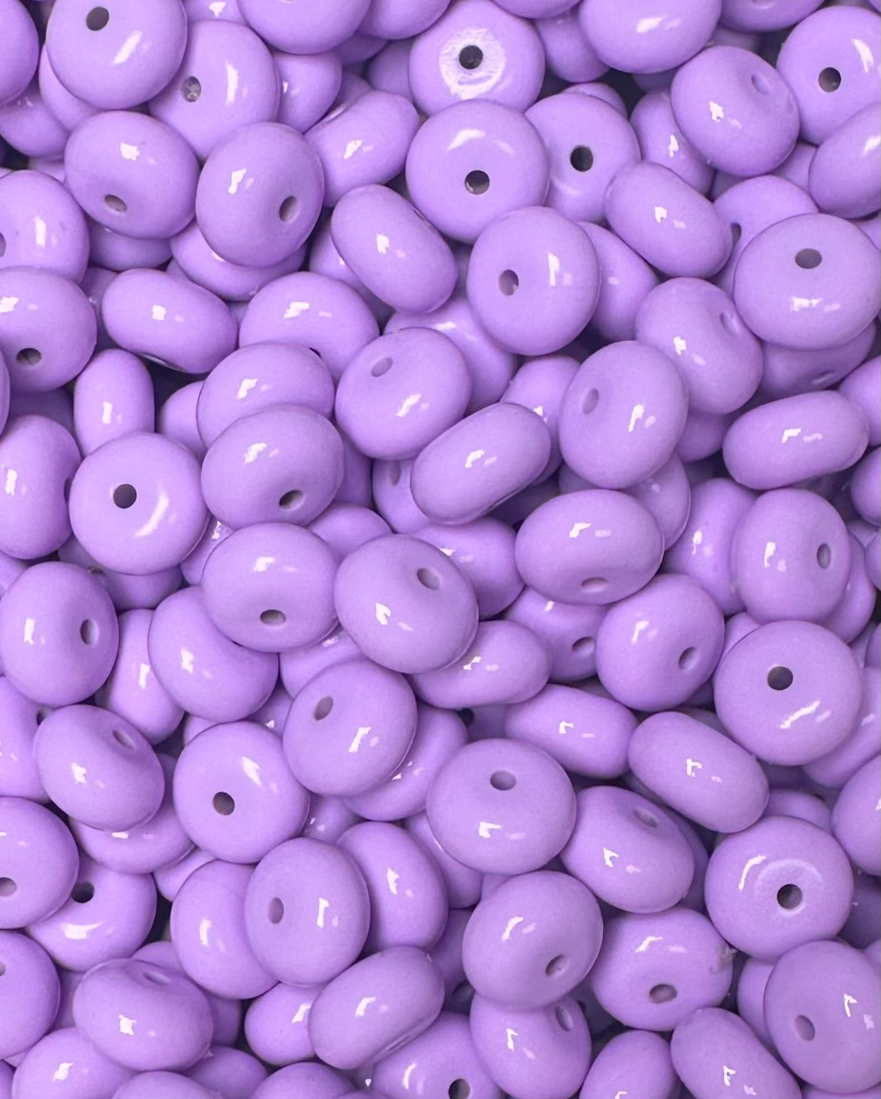 14mm ABACUS LIQUID Sugarplum Silicone Beads