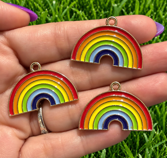 *Bead Mix #631- Rainbows Charms, Bag Charms