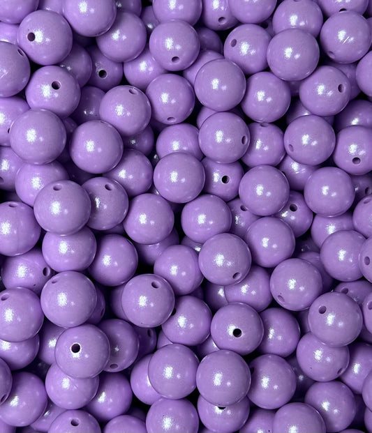 15mm Opal Sugarplum Round Silicone Beads