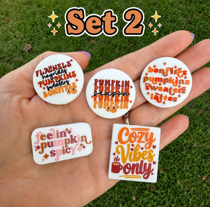 *Bead Mix #298 - Exclusive Feature Collection Silicone Focal Beads