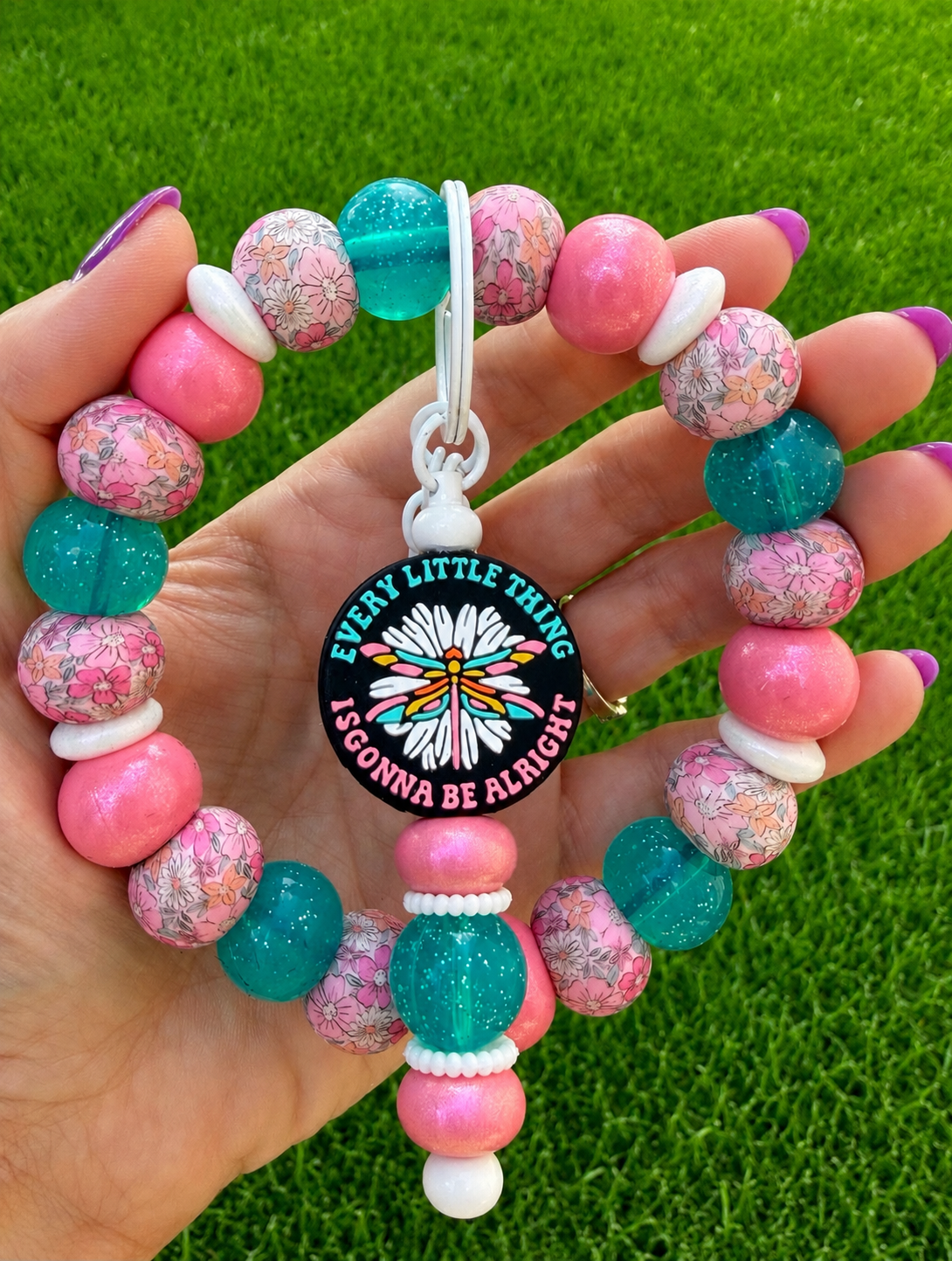 *Bead Mix #516- Every Little Thing Wristlet Kit, DIY Silicone Bead Wristlet Kit