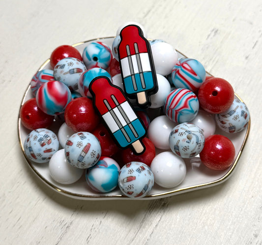 *Bead Mix- #258 USA Popcicle Mix