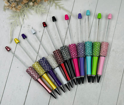 *Beadable Pen RHINESTONES, DIY Beaded Pen