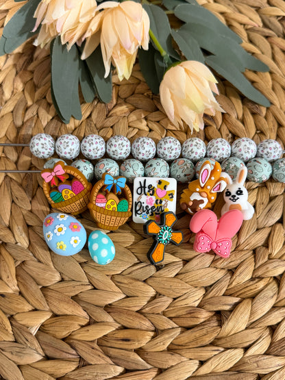 *Bead Mix #192- Starter Mix Easter Bundle Silicone Beads