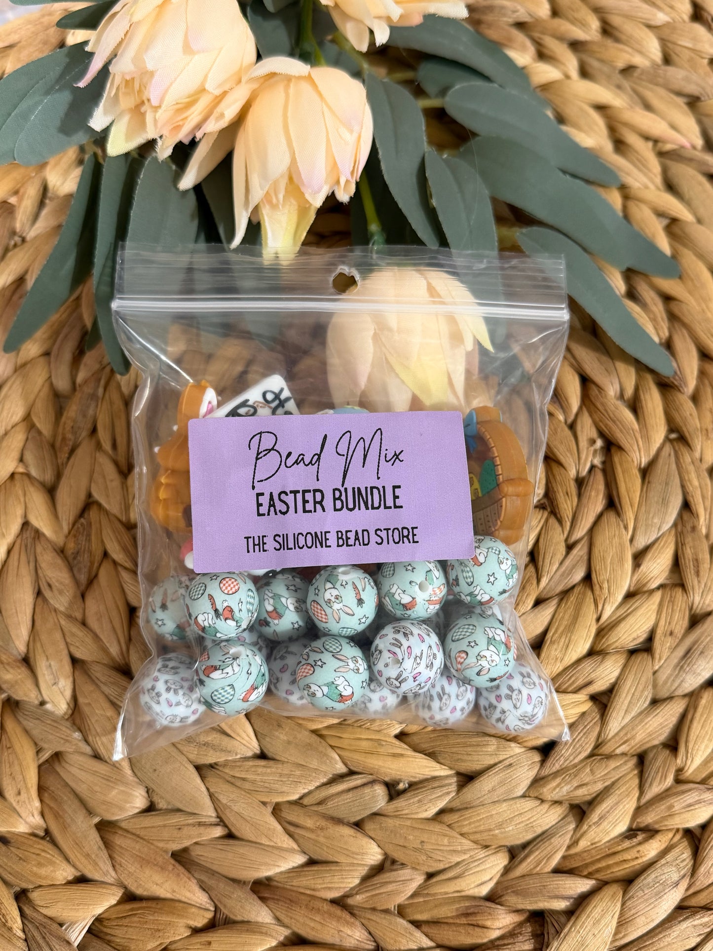 *Bead Mix #192- Starter Mix Easter Bundle Silicone Beads