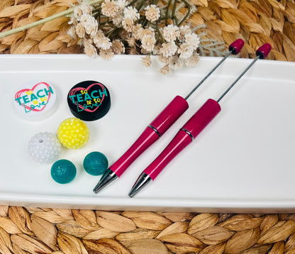 * Bead Mix - To Teach is to Love Pens DIY Silicone Bead Kit, Great For Gifts