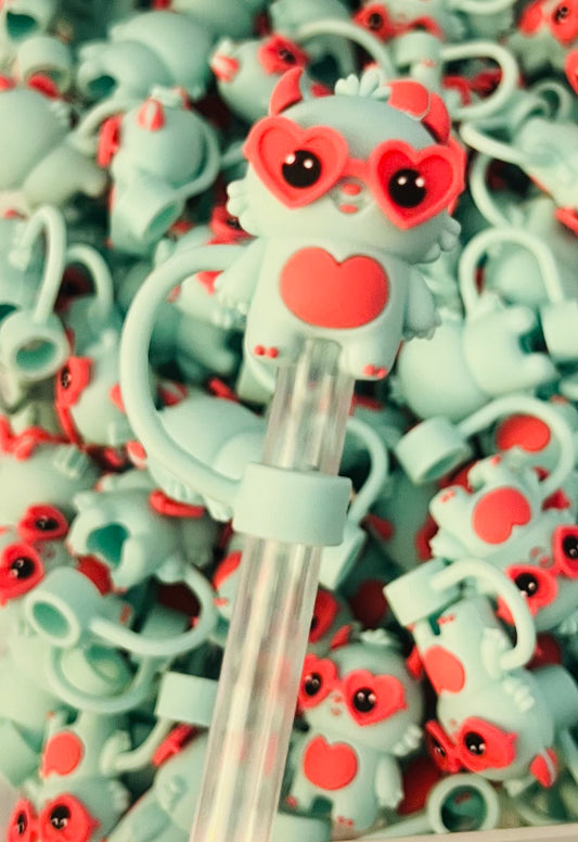 * Straw Topper - EXCLUSIVE Valentino Love Monster, Tumbler Accessory