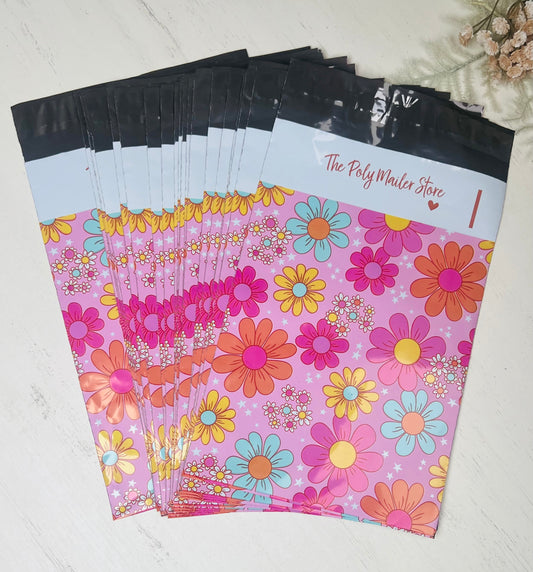 *Poly Mailer - 6x9 Summer Flowers