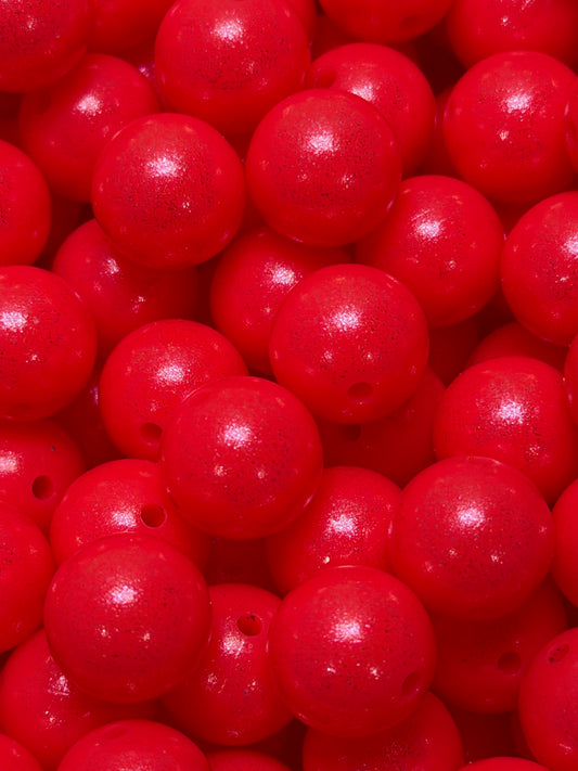 15mm Opal Neon Round Silicone Beads