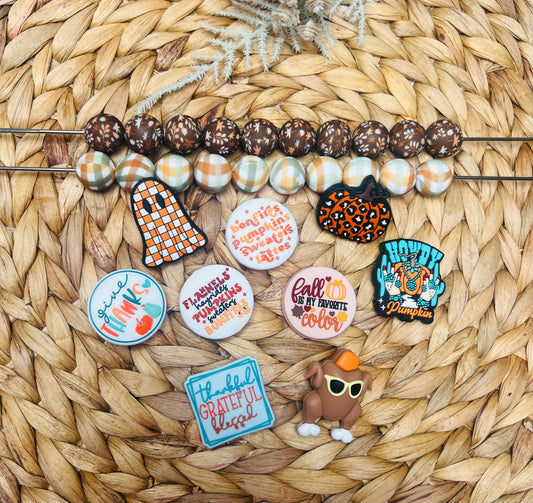* Starter Mix - Fall Bundle Silicone Beads