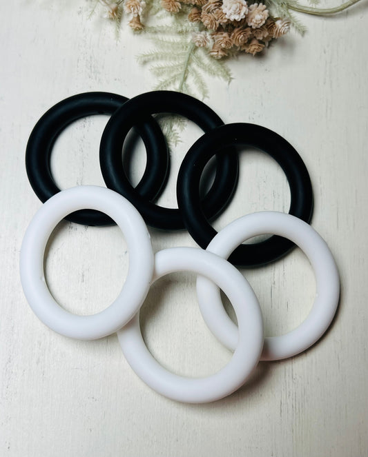 * 65mm Ring Mix - Silicone Ring w/Holes for Beading Mix
