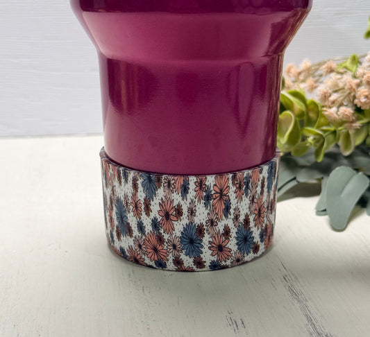 Z- Tumbler EXCLUSIVE Sunset Daisy Printed Silicone Boot