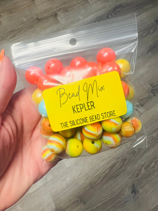 *Bead Mix - Kepler Silicone Bead Mix, Swirl Bead Mix