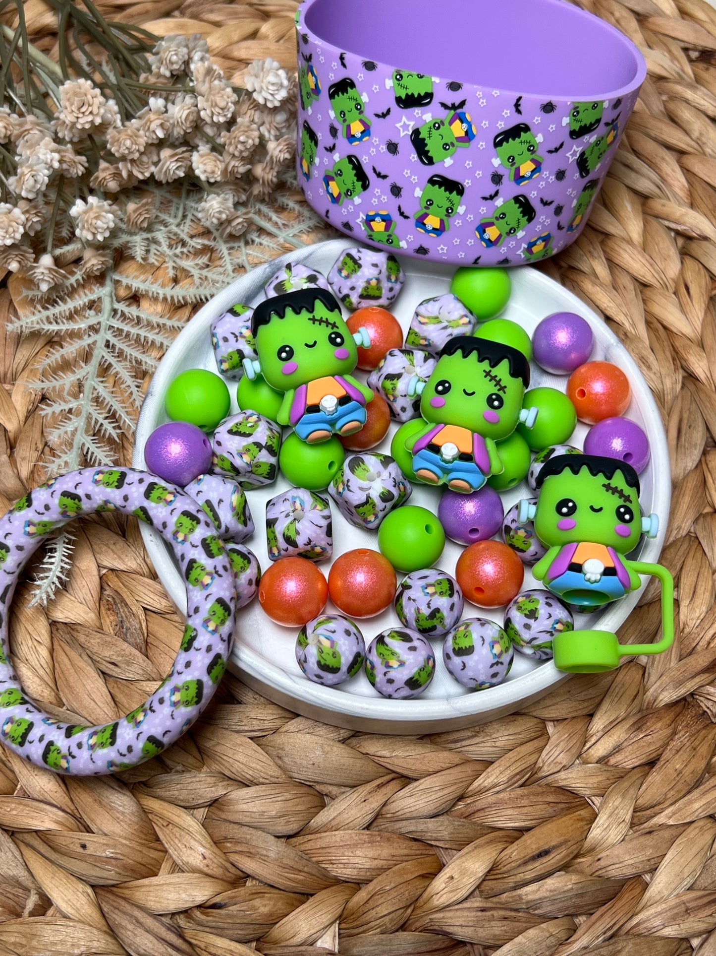 *Bead Mix- #52 3D Frankie EXCLUSIVE Silicone Bead Mix