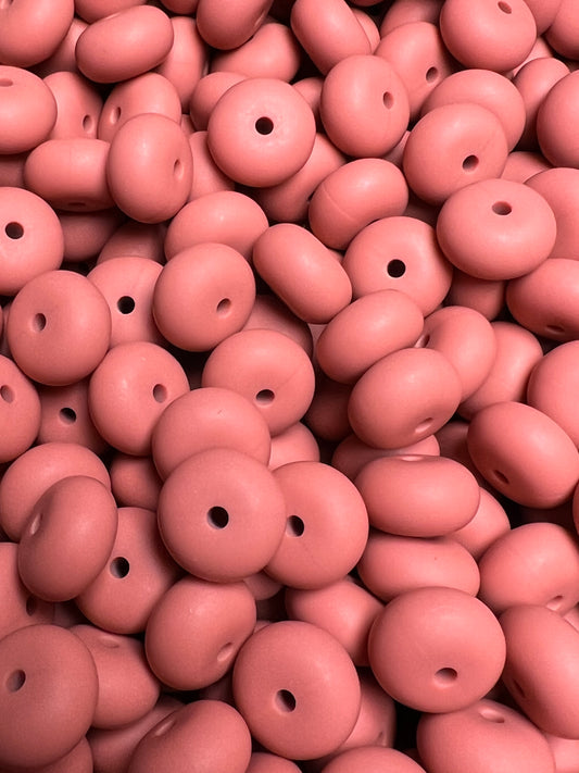 14mm ABACUS Solid Pottery Silicone Beads