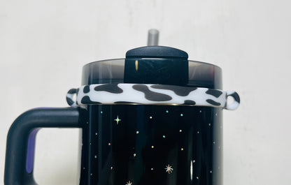 *Beadable Silicone Printed Tumbler Chain Holder