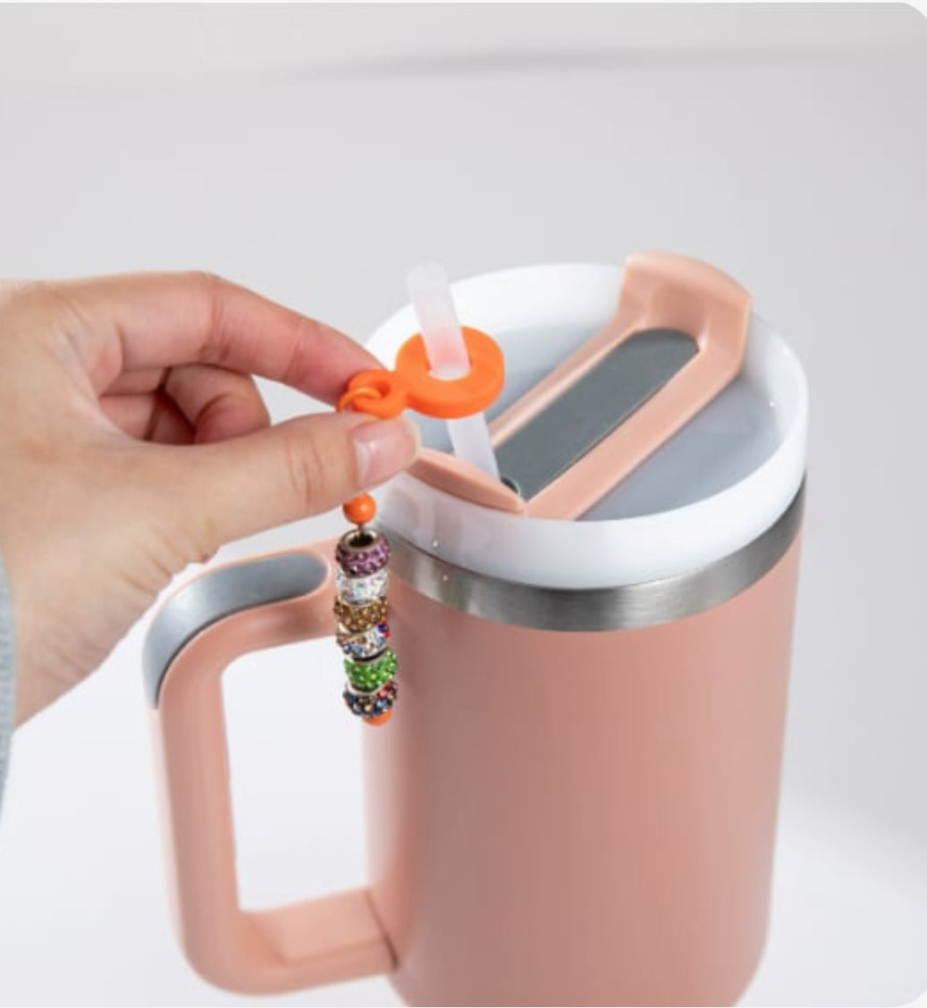 * Beadable Straw Charm Hanger