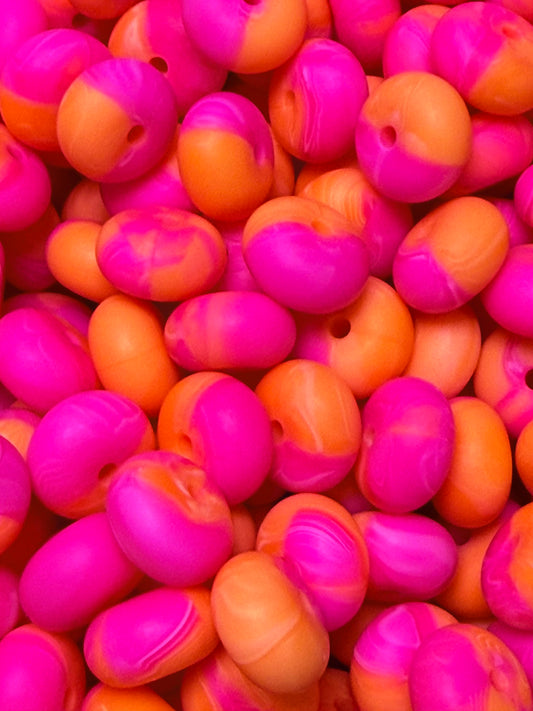 14mm ABACUS Swirl Court Harmony EXCLUSIVE Silicone Beads