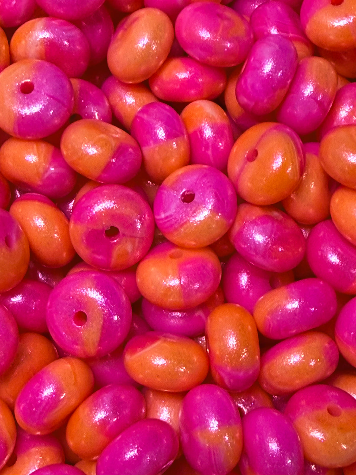 14mm ABACUS OPAL Swirl Court Harmony EXCLUSIVE Silicone Beads