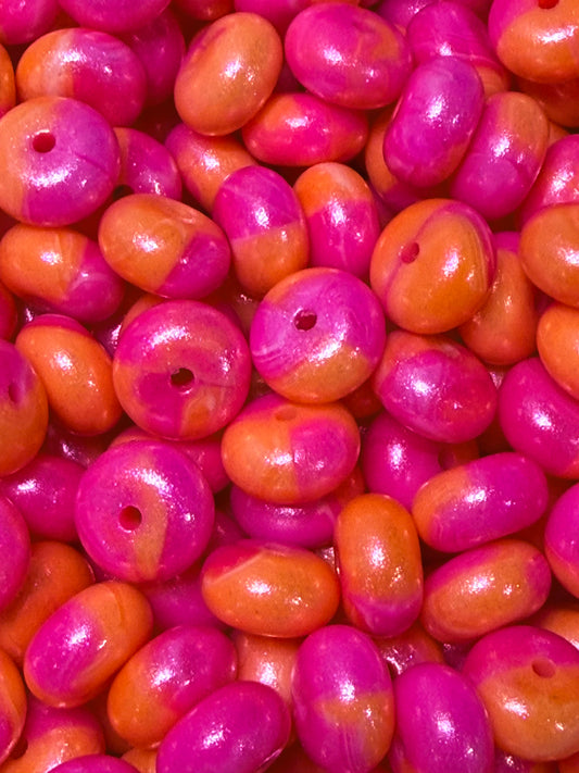 14mm ABACUS OPAL Swirl Court Harmony EXCLUSIVE Silicone Beads