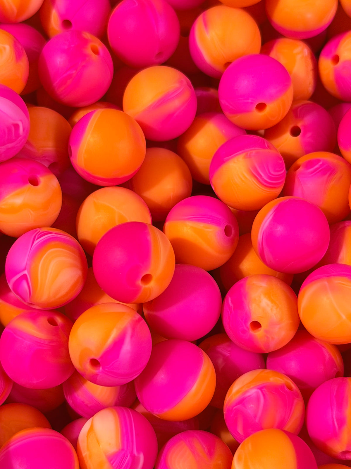 15mm Swirl Court Harmony EXCLUSIVE Round Silicone Beads