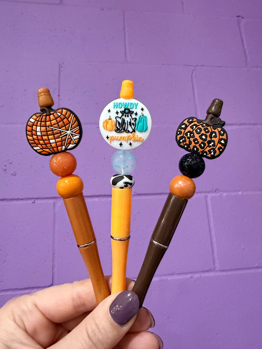 *Bead Kit #7- Pumpkin Pen DIY Silicone Bead Kit, Great For Gifts