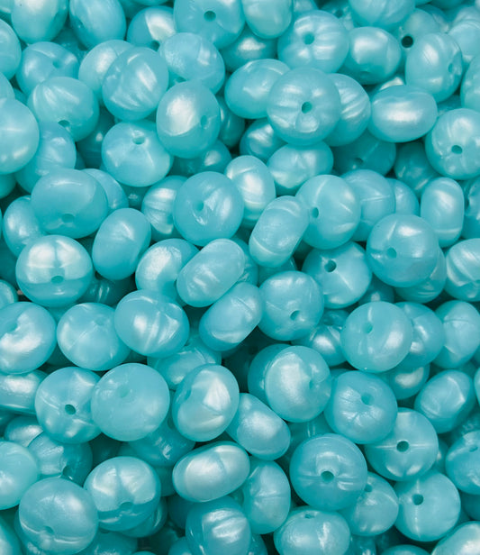 14mm ABACUS Solid Pearl Ice Silicone Beads
