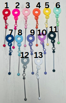 * Beadable Straw Charm Hanger