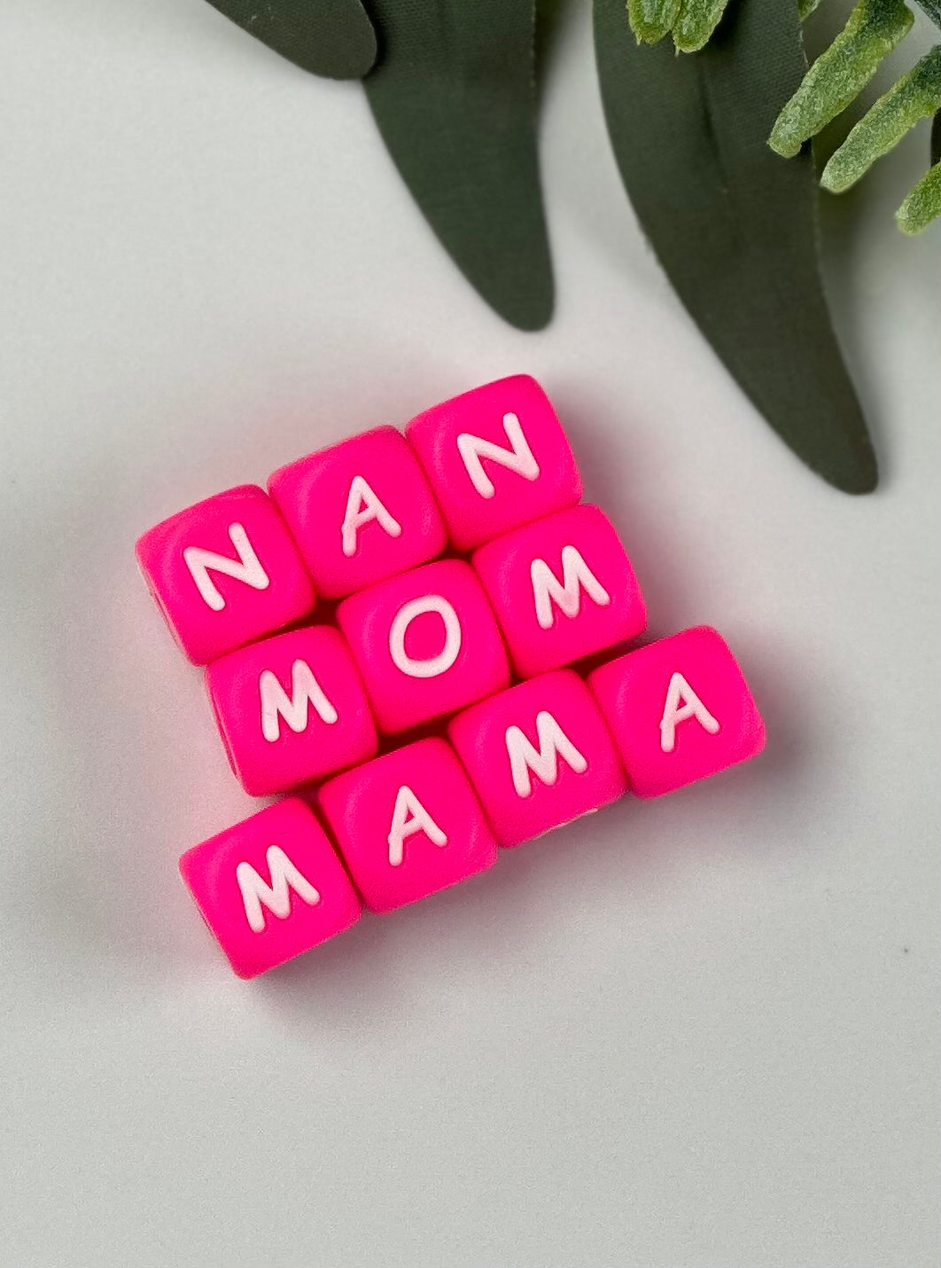 12mm Letter Eraser Pink