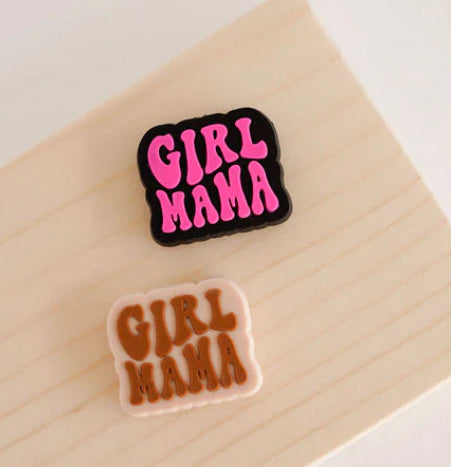 Girl Mama Silicone Focal Bead