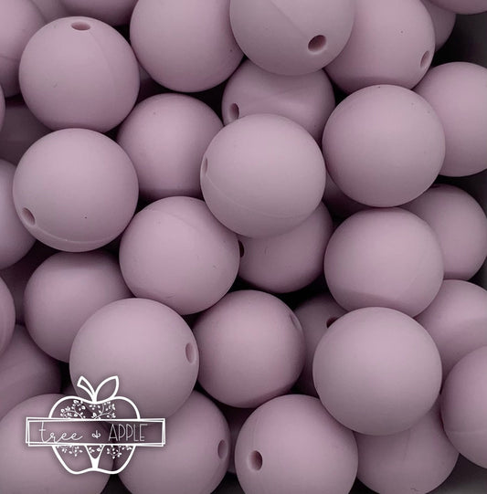 15mm Solid Lavender Round Silicone Beads, Beads Wholesale