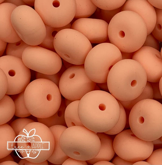 14mm ABACUS Coral Silicone Beads