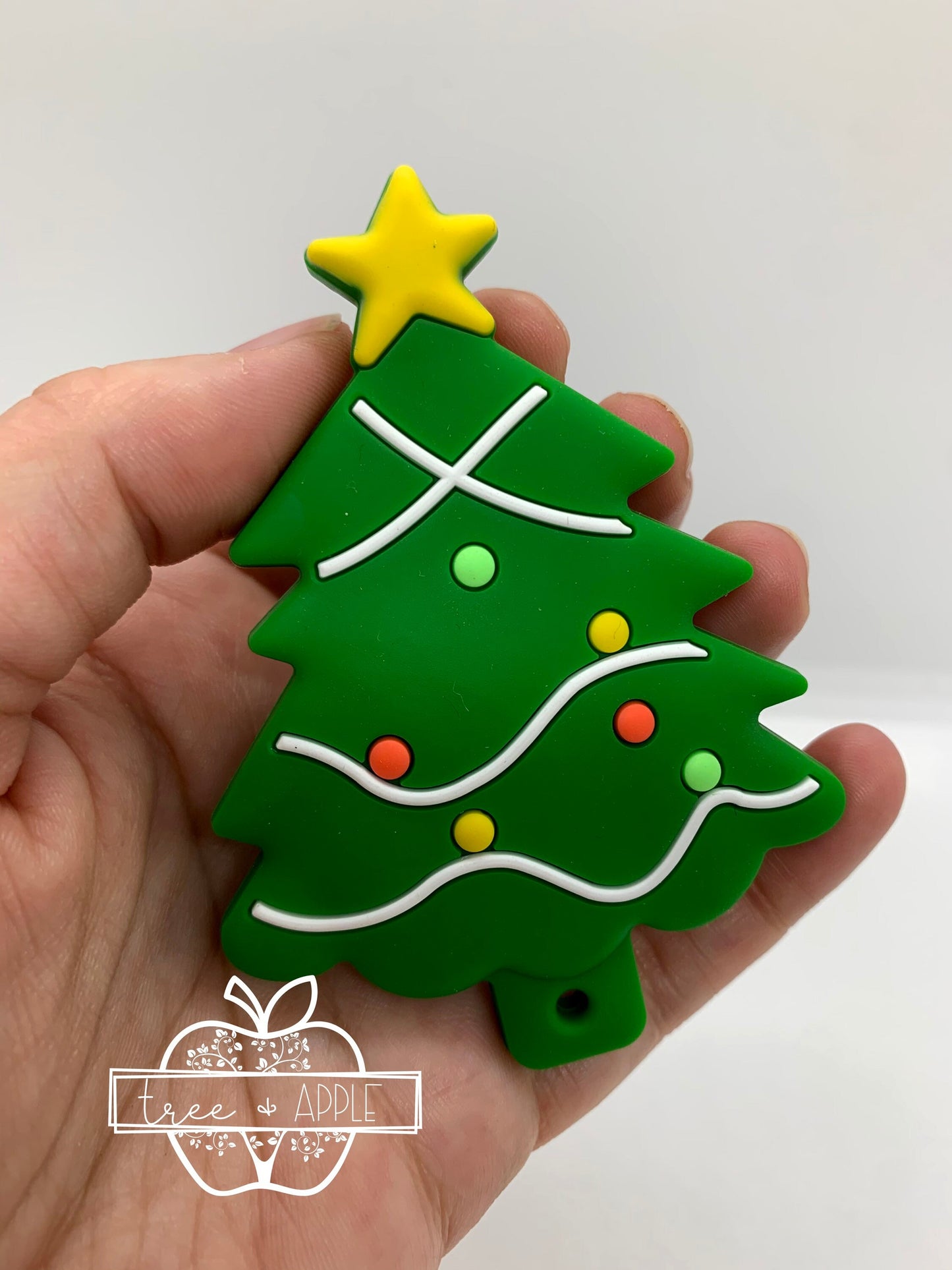 Z- Teether Christmas Tree,  Santa, Rudolph, Gingerbread Man, Snowman Silicone Teether, Silicone Teether, Christmas Teether Pendant, Teething,