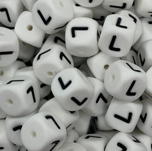 Large Wooden Alphabet Letter Beads – USA Silicone Bead Supply Princess Bead  Supply
