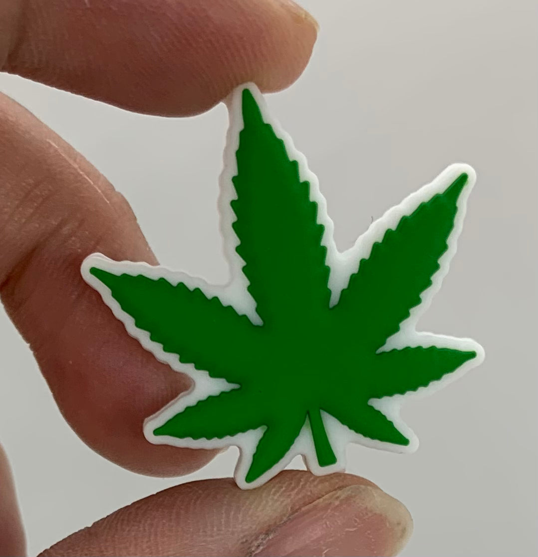 Mary Jane EXCLUSIVE Focal Silicone Bead, Leaf Silicone Bead