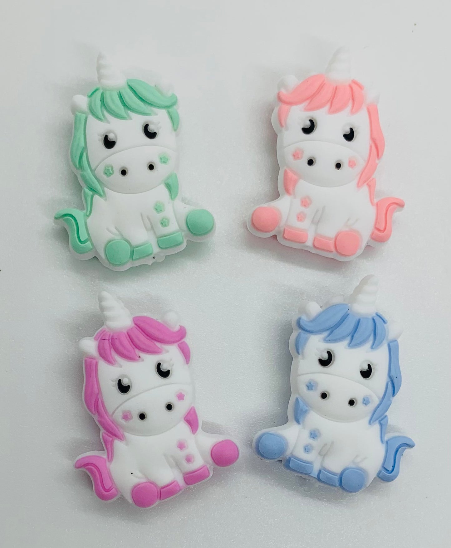 Unicorn Silicone Focal Bead,  Animal Shape Silicone Bead,