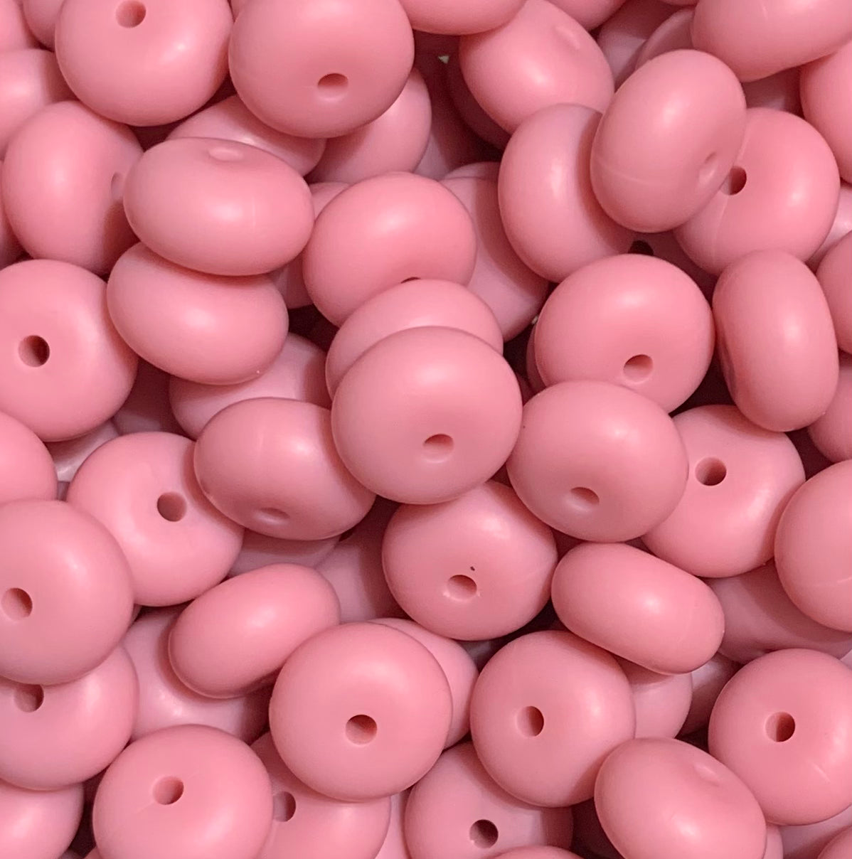 14mm ABACUS Blush Silicone Beads