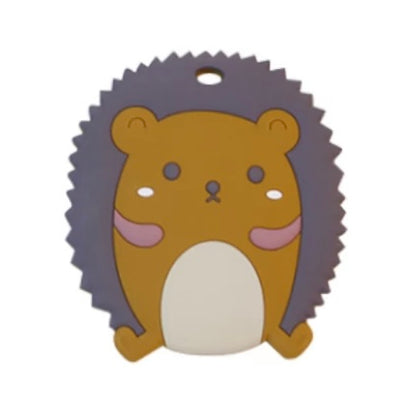 Z- Teether Hedgehog Silicone Teether, Woodland Animal Silicone Teether,  Animal Teether Pendant, Teething