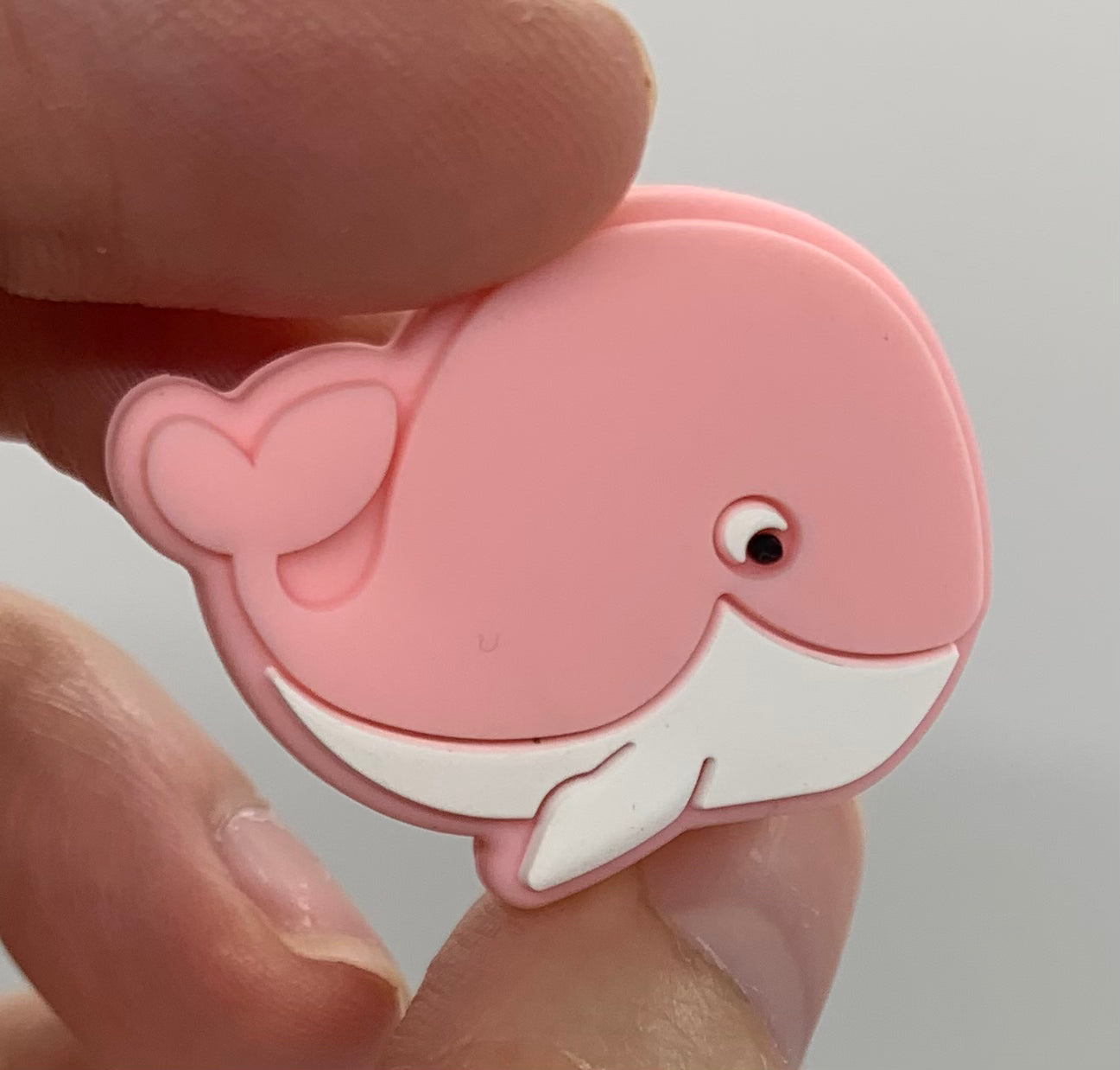 Whale Silicone Focal Bead,  Animal Shape Silicone Bead,